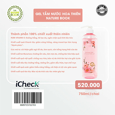 Sữa Tắm Hương Nước Hoa Thiên Nhiên The Nature Book Hàn Quốc - The Nature Book Perfumed Bath & Shower Body Gel